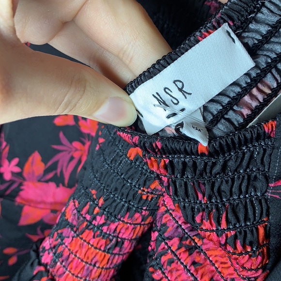 NSR Red and Black Mini Dress Size Small New - Picture 10 of 11